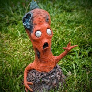 Carrot Zombie Ornament