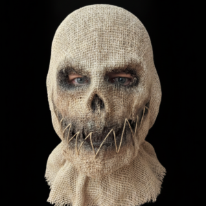 Scarecrow Mask with stitched mouth