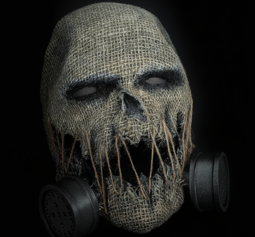 Gas Mask Scarecrow